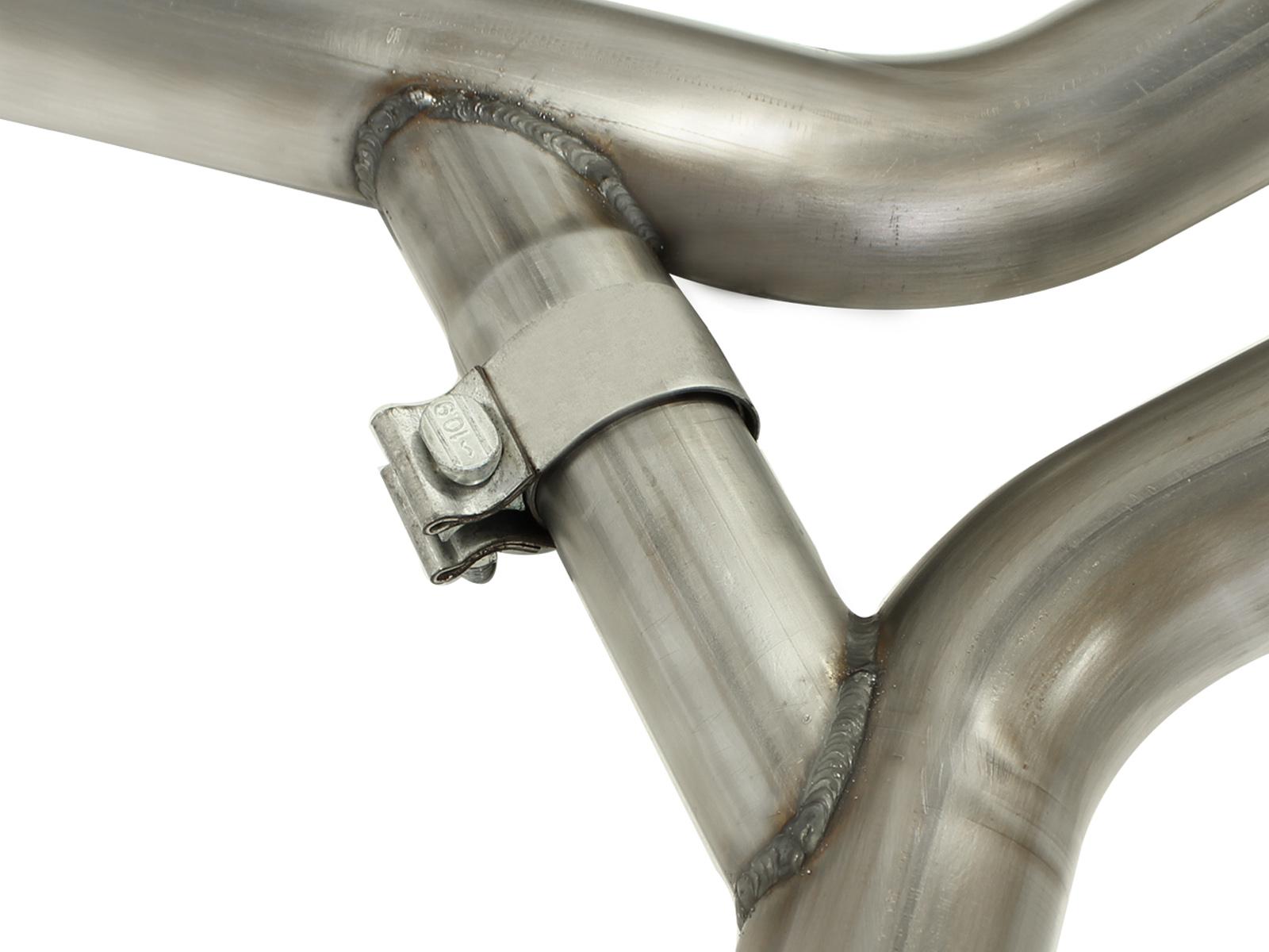 AFE MACH Force-Xp 2-1/2in 409 Stainless Steel Cat-Back Exhaust System w/Black Tip (2010-2013 Camaro, Camaro) - 49-44042-B