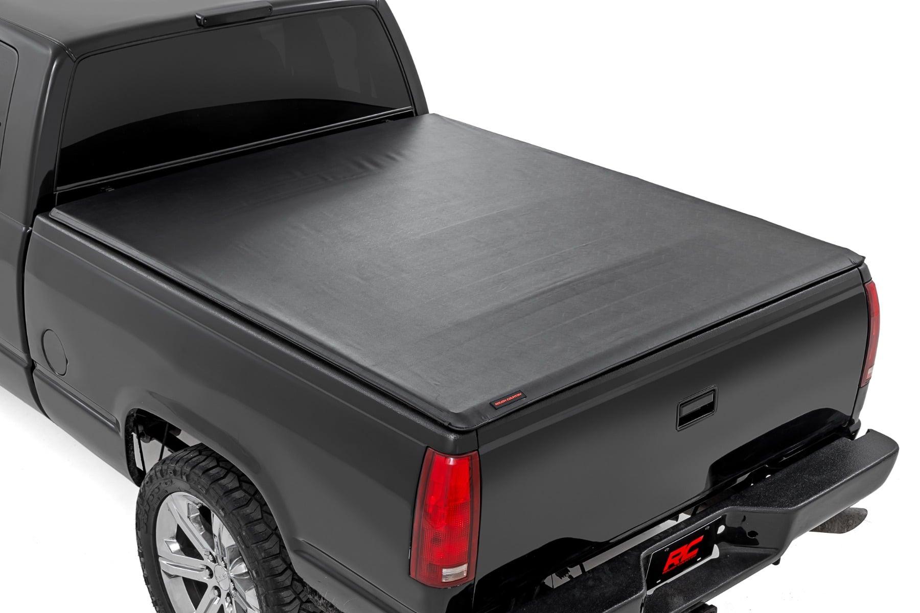 Rough Country Soft Roll Up Bed Cover 6 Foot 7 Inch Bed Silverado/Sierra 1500 (00-06 & Classic) (1988-1999 C1500, K1500) - 42288650