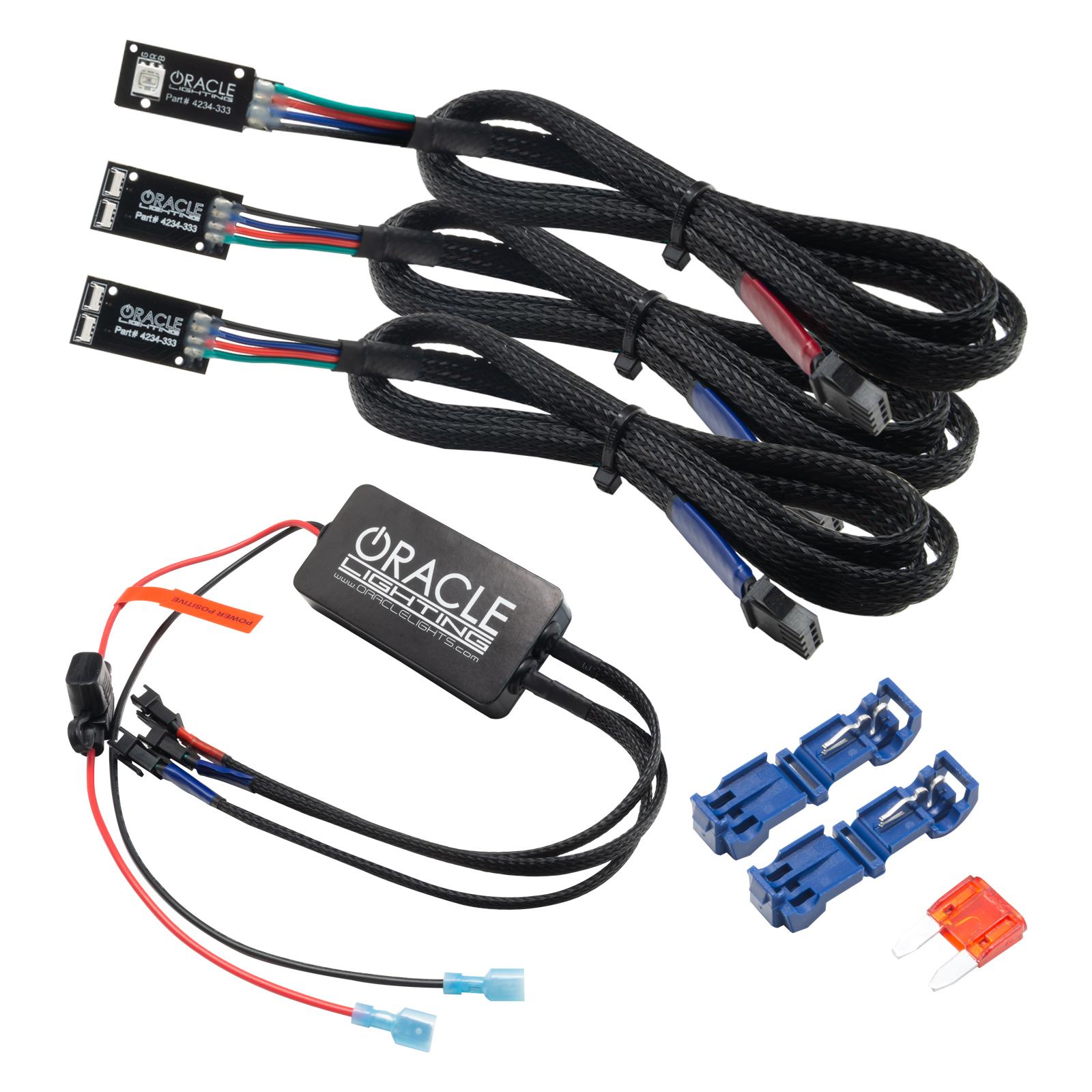 Oracle Lighting ORACLE Lighting Dash Interior Ambient Lighting ColorSHIFT RGB Conversion Kit (2019-2022 1500) - 4234-333