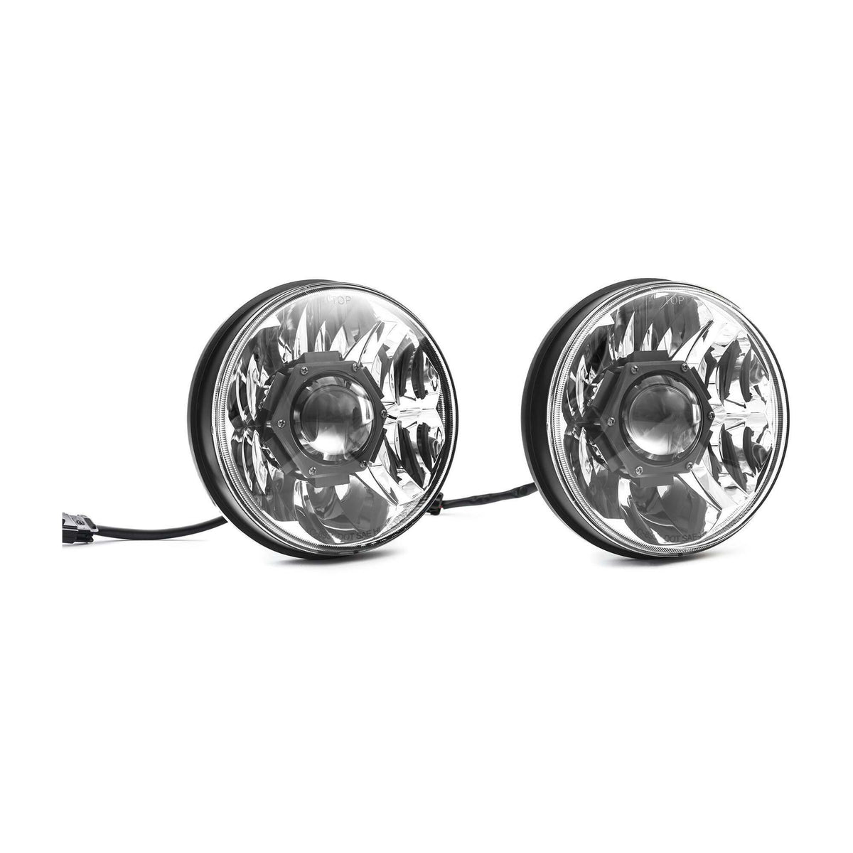 KC HiLites KC Headlights Gravity LED 7in 2-Light 2007-2018 Jeep Wrangler JK - 42341