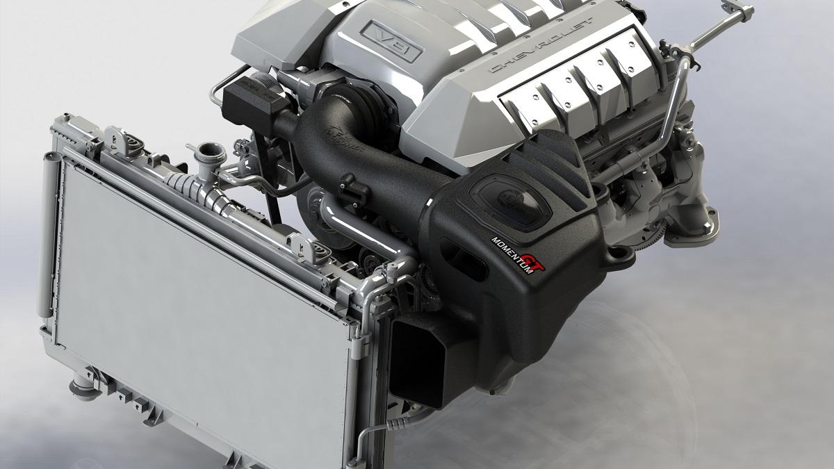 AFE Momentum GT Cold Air Intake System w/ Pro DRY S Media (2013-2015 Camaro, Camaro) - 51-74204
