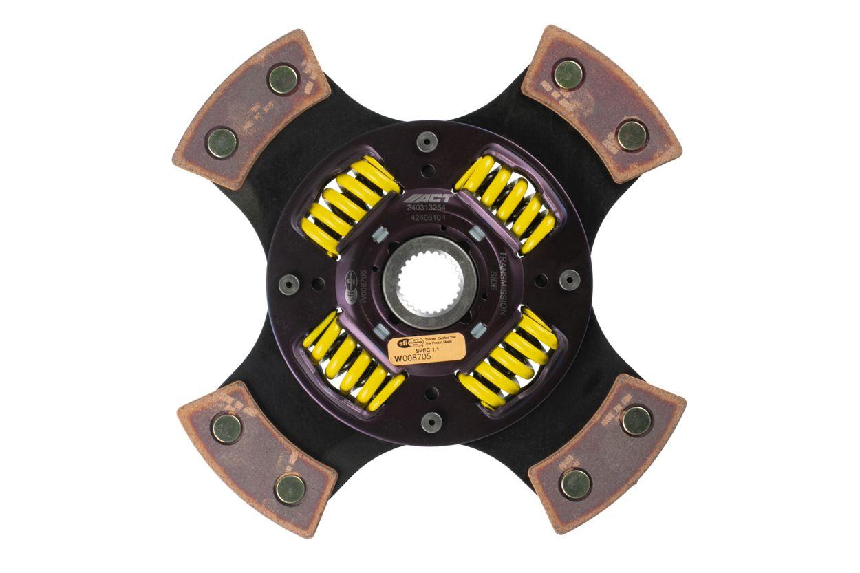 ACT Clutches 4 Pad Sprung Race Clutch Disc (2003-2017 CL Type-S, TL Base, TL Type-S, Accord EX, Accord EX-L, Accord HFP) - 4240510-1