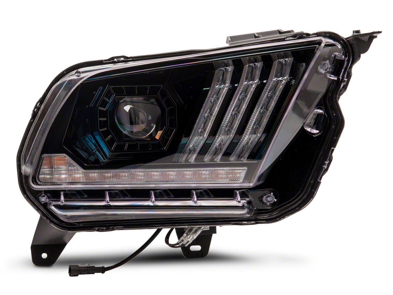 Raxiom Led Projector Headlights With Drl And Sequential Turn Signals (2010-2012 Mustang) - 426685