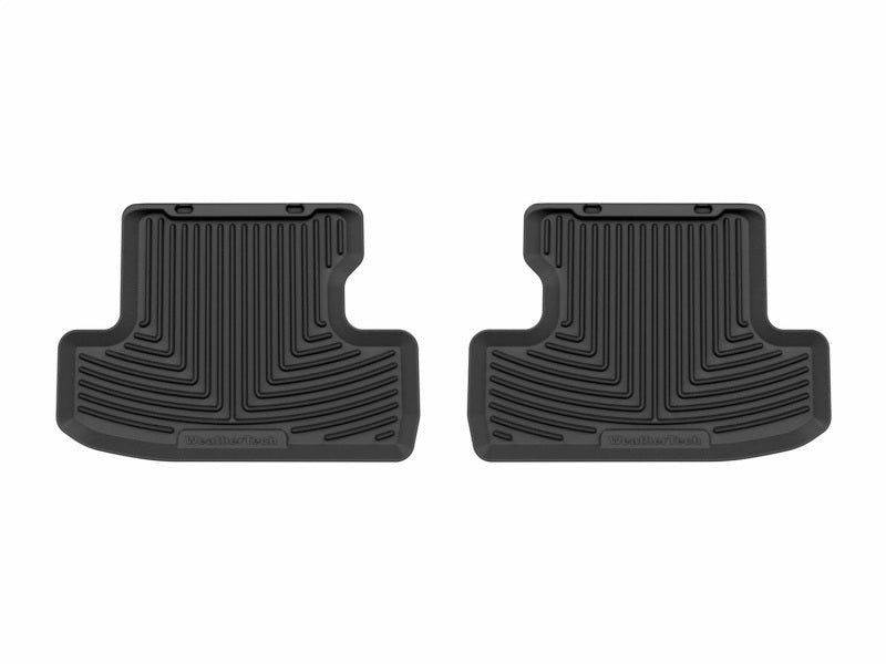 WeatherTech 21-23 Ford Mustang Mach 1 2nd Row Rear All-Weather Floor Mats - Black