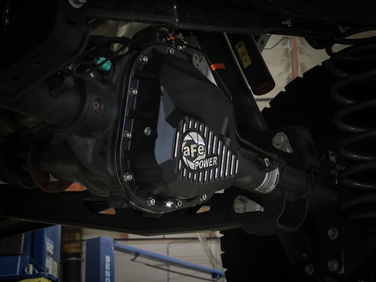 aFe Pro Series Rear Differential Cover - Black w/ Machined Fins (1997-2022 Ford F-150 / Raptor) -  46-71320B