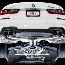AWE Track Edition Exhaust for G20 M340i - Chrome Silver Tips (2019+ 3 Series) - 3020-42078