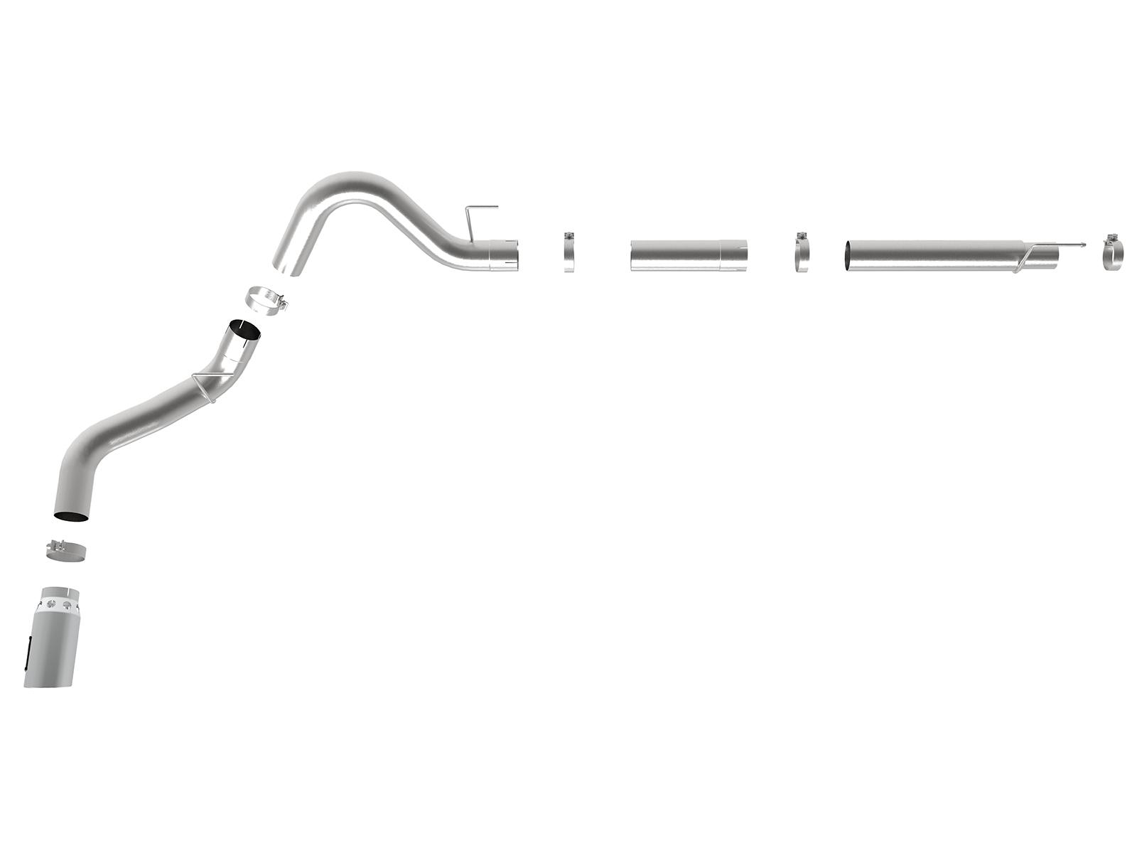 AFE DPF-Back Exhaust System (2018-2019 Ford F-150 V6-3.0L (td)) - 49-43106-P