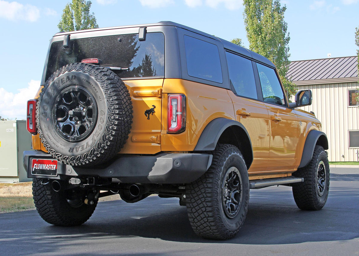 Flowmaster FLOWFX Axle-Back Exhaust System (2021-2025 Ford Bronco 2.3L/2.7L) - 718123