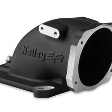 Holley Efi 300-240BK Intake Elbow, Gm Ls Throttle 4150, Black