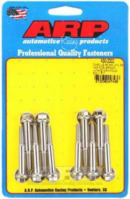 ARP Chevy LS 45mm UHL hex Edelbrock intake manifold bolt kit - 430-2002