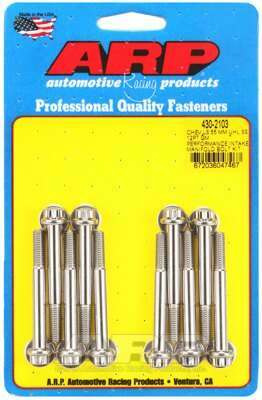 ARP Chevy LS 55mm UHL 12pt GM Performance intake manifold bolt kit - 430-2103