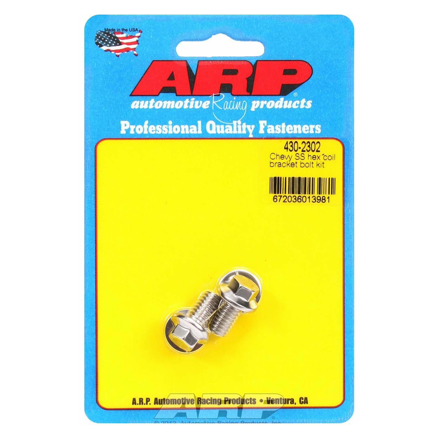 ARP Chevy SS hex coil bracket bolt kit - 430-2302