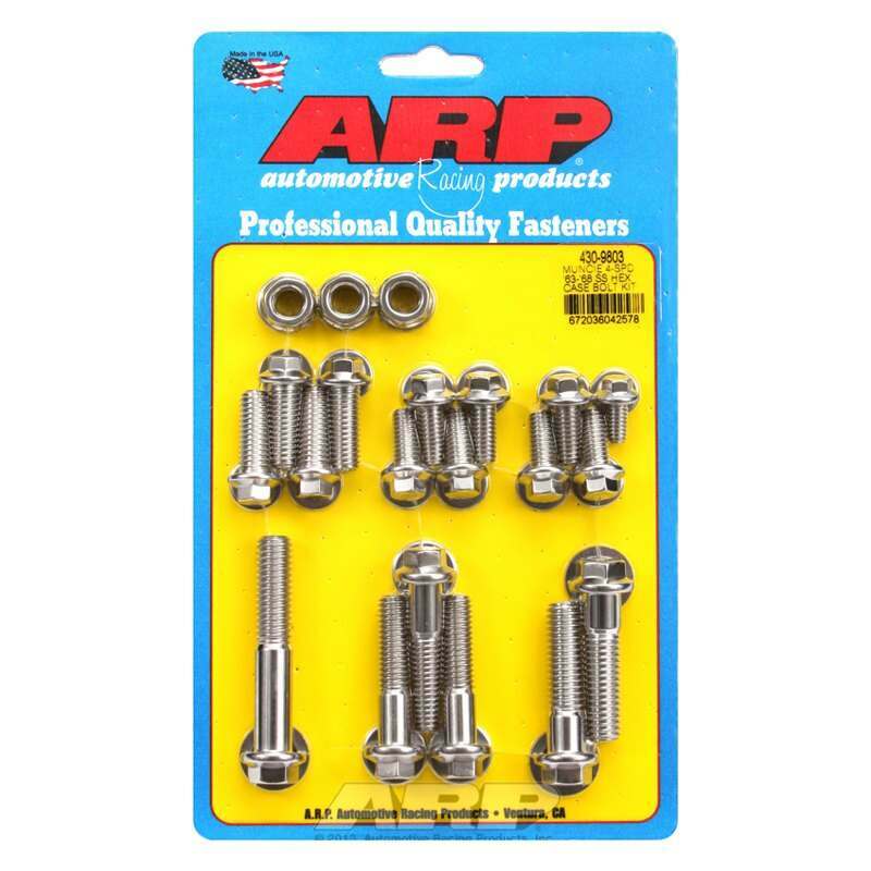ARP Muncie 4-spd '63-'68 SS hex trans case bolt kit - 430-9803