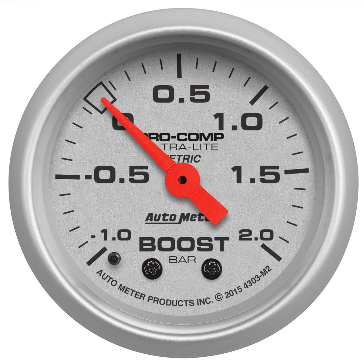 Auto Meter 2-1/16" BOOST-VAC, -1/+2 BAR, MECH, ULTRA-LITE - 4303-M2