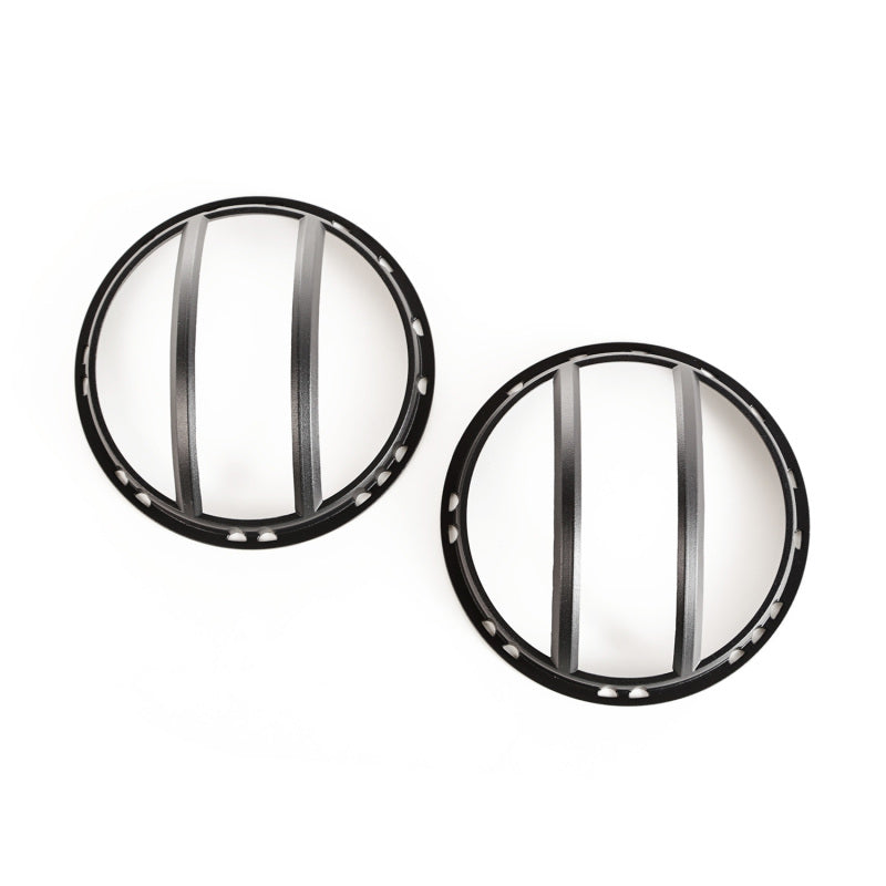 Rugged Ridge Elite Euro Guard Kit Pivotal Headlight Black; 07-18 Wrangler Jk/Jku - 11230.13