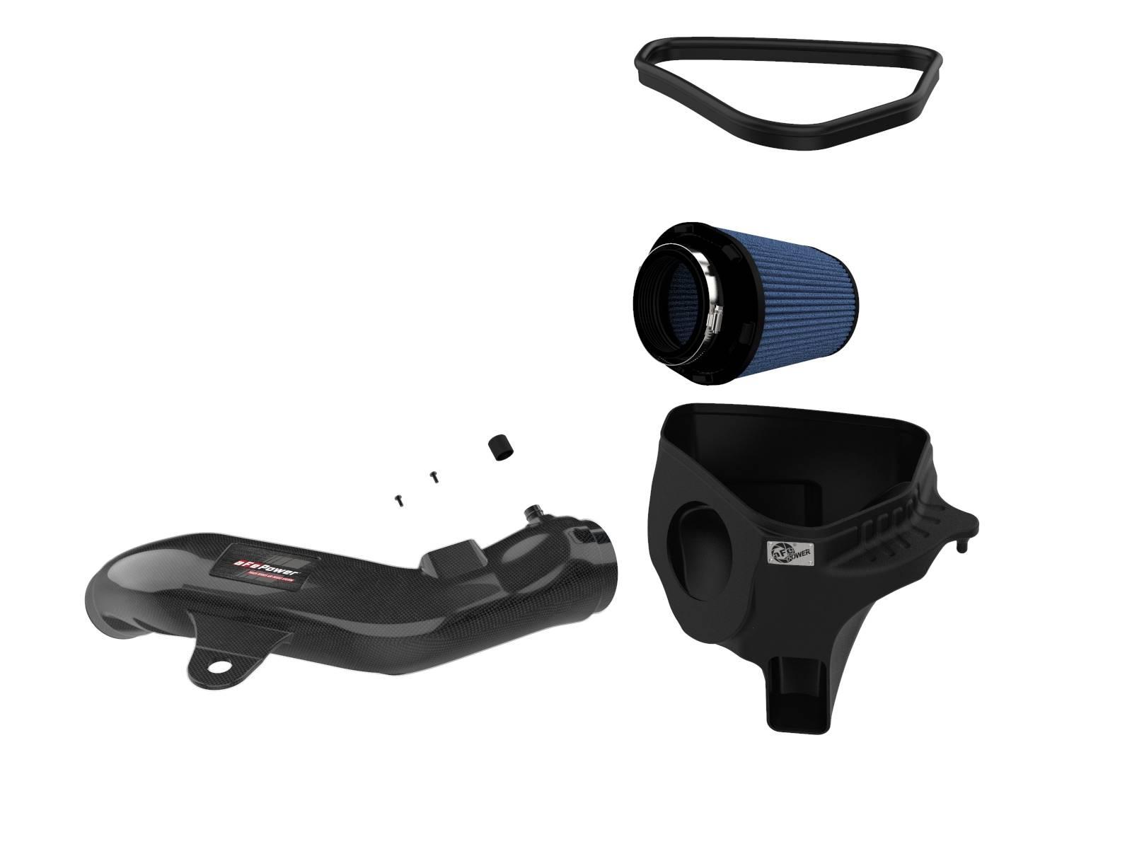 AFE Track Series Stage-2 Carbon Fiber Intake System w/ Pro 5R Media (BMW M2 (F87) 16-18 L6-3.0L (t) N55) - 57-10004R