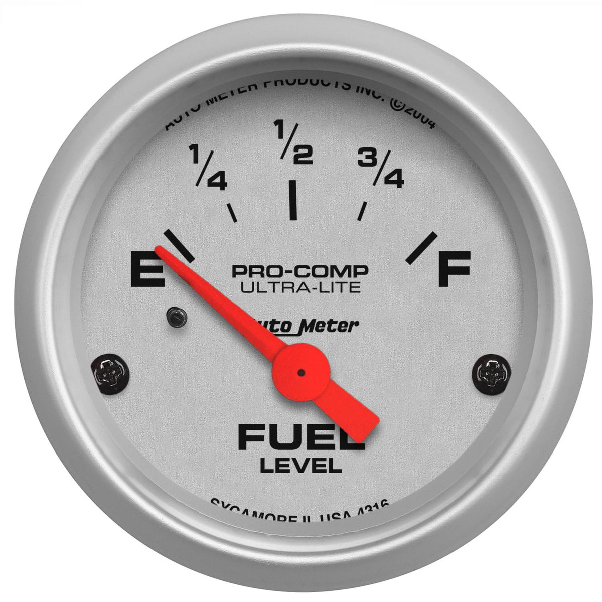 Auto Meter 2-1/16" FUEL LEVEL, 240-33 Ω SSE, ULTRA-LITE - 4316
