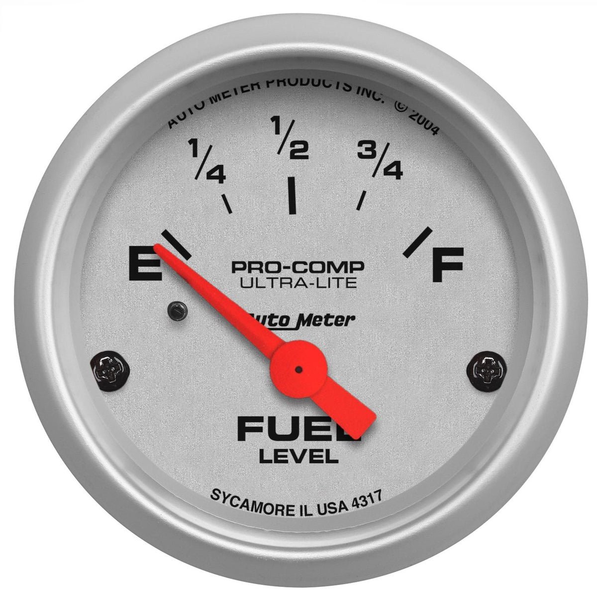 Auto Meter 2-1/16" FUEL LEVEL, 0-30 Ω, PRE `65 GM, SSE - 4317