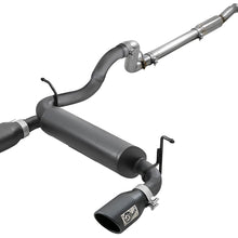 AFE Rebel Series Cat-Back Exhaust System w/ Black Tip (2018-2021 Wrangler) - 49-48096-B