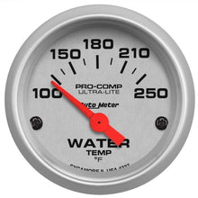 Auto Meter 2-1/16" WATER TEMPERATURE, 100-250 °F, ULTRA-LITE - 4337