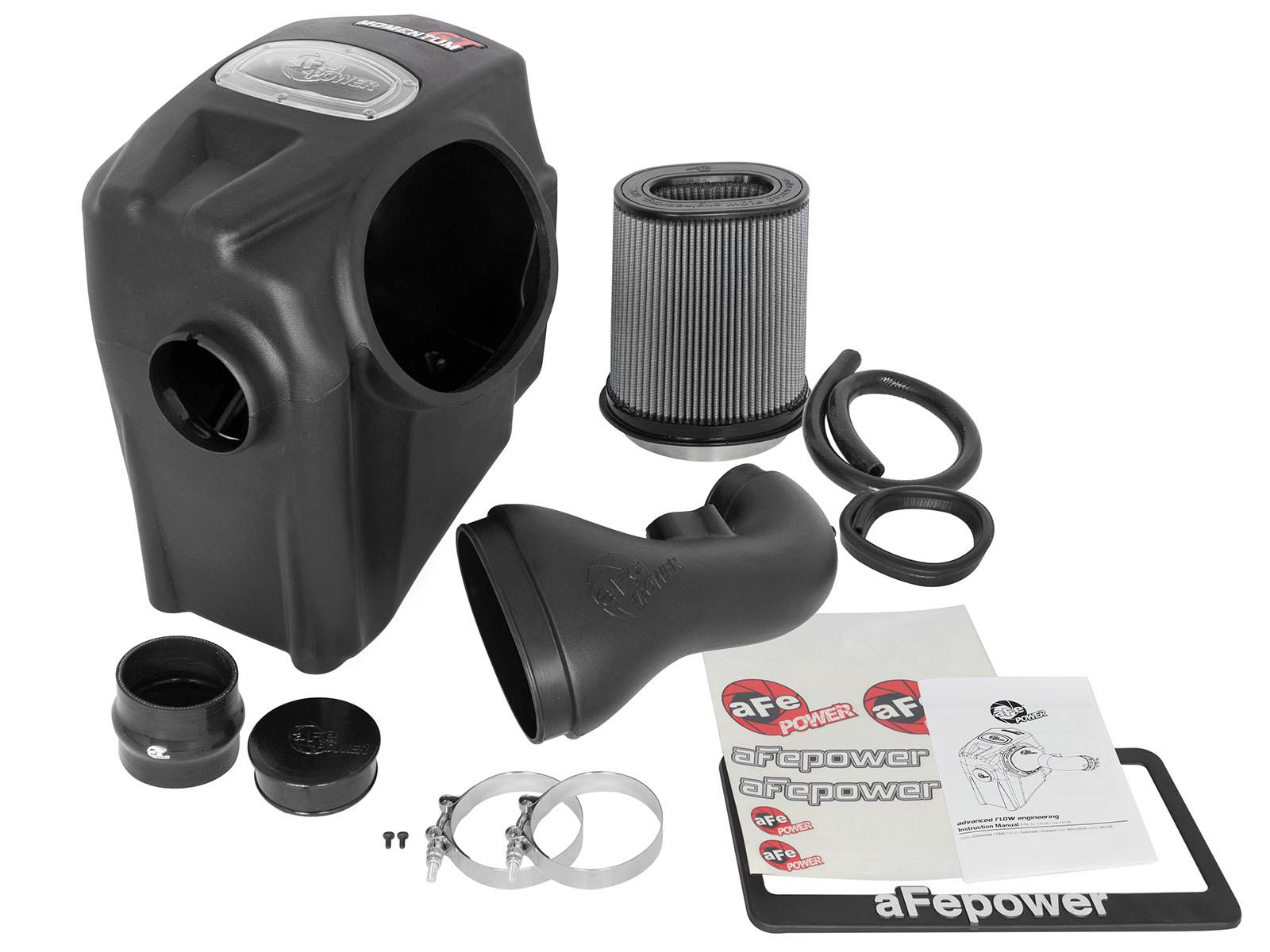 AFE Momentum GT Cold Air Intake System w/ Pro DRY S Media (2015-2016 Colorado, Colorado, Colorado, Canyon, Canyon, Canyon) - 51-74106