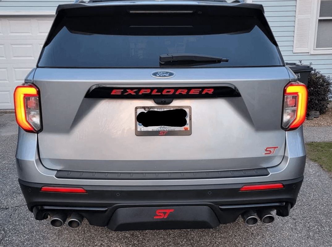 Zeus 3D Hitch Cover (2020-2026 Ford Explorer ST / 2025+ Explorer Platinum)
