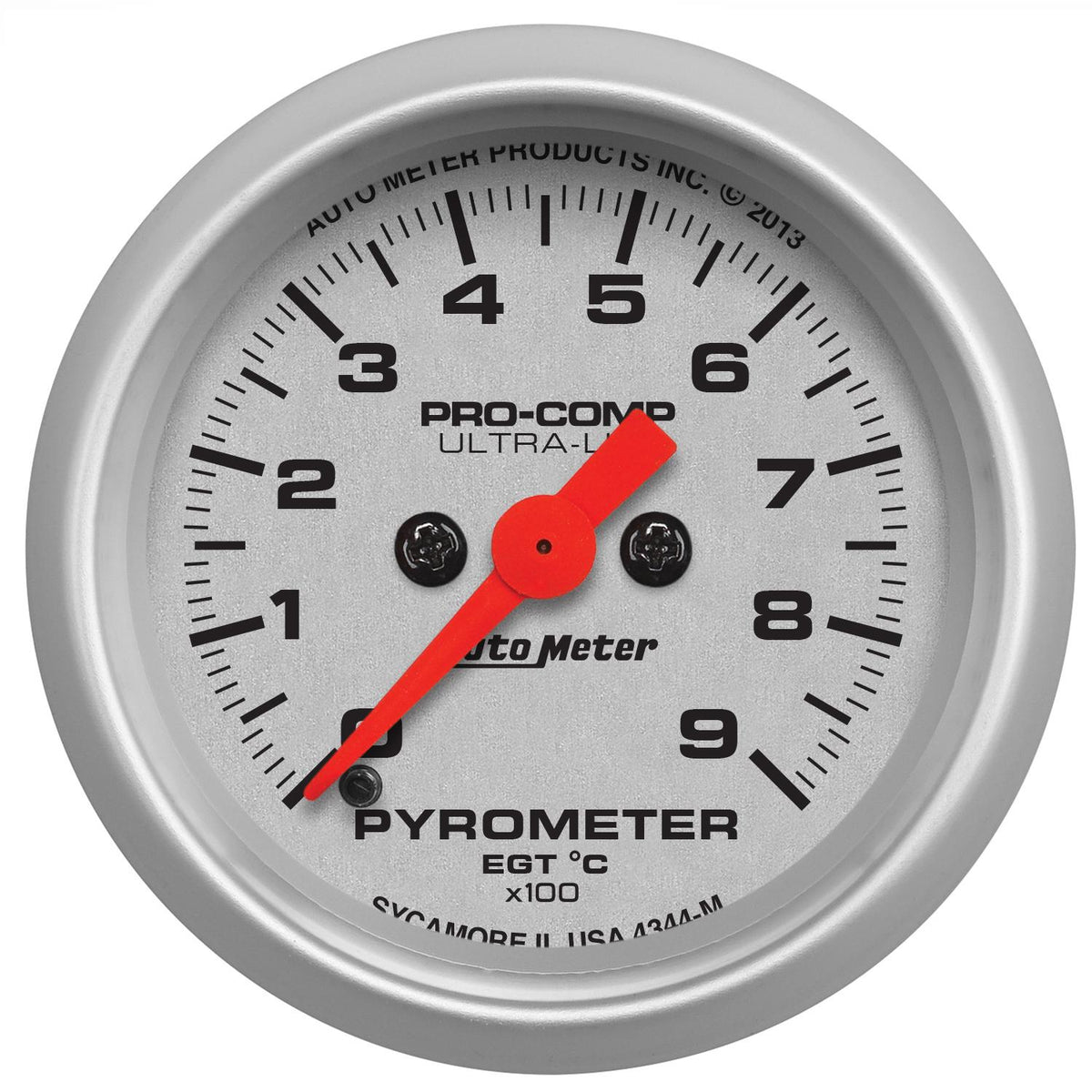 Auto Meter 2-1/16" PYROMETER, 0-900 °C, ULTRA-LITE - 4344-M