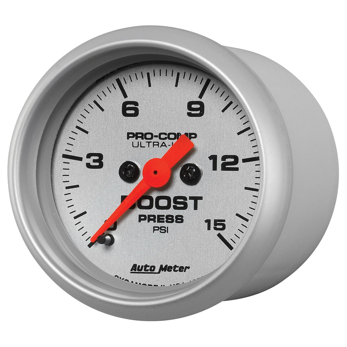 Auto Meter 2-1/16" BOOST, 0-15 PSI, ULTRA-LITE - 4350