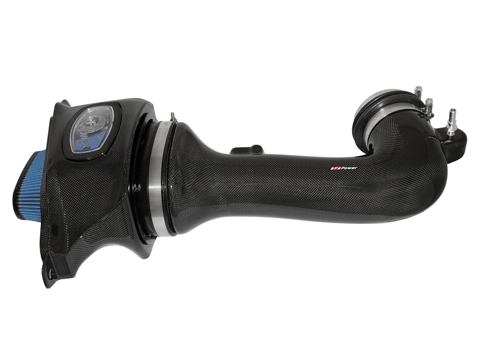 AFE Black Series Carbon Fiber Cold Air Intake System w/ Pro 5R & Pro DRY S Filters (2015-2019 Corvette) - 52-74202-C