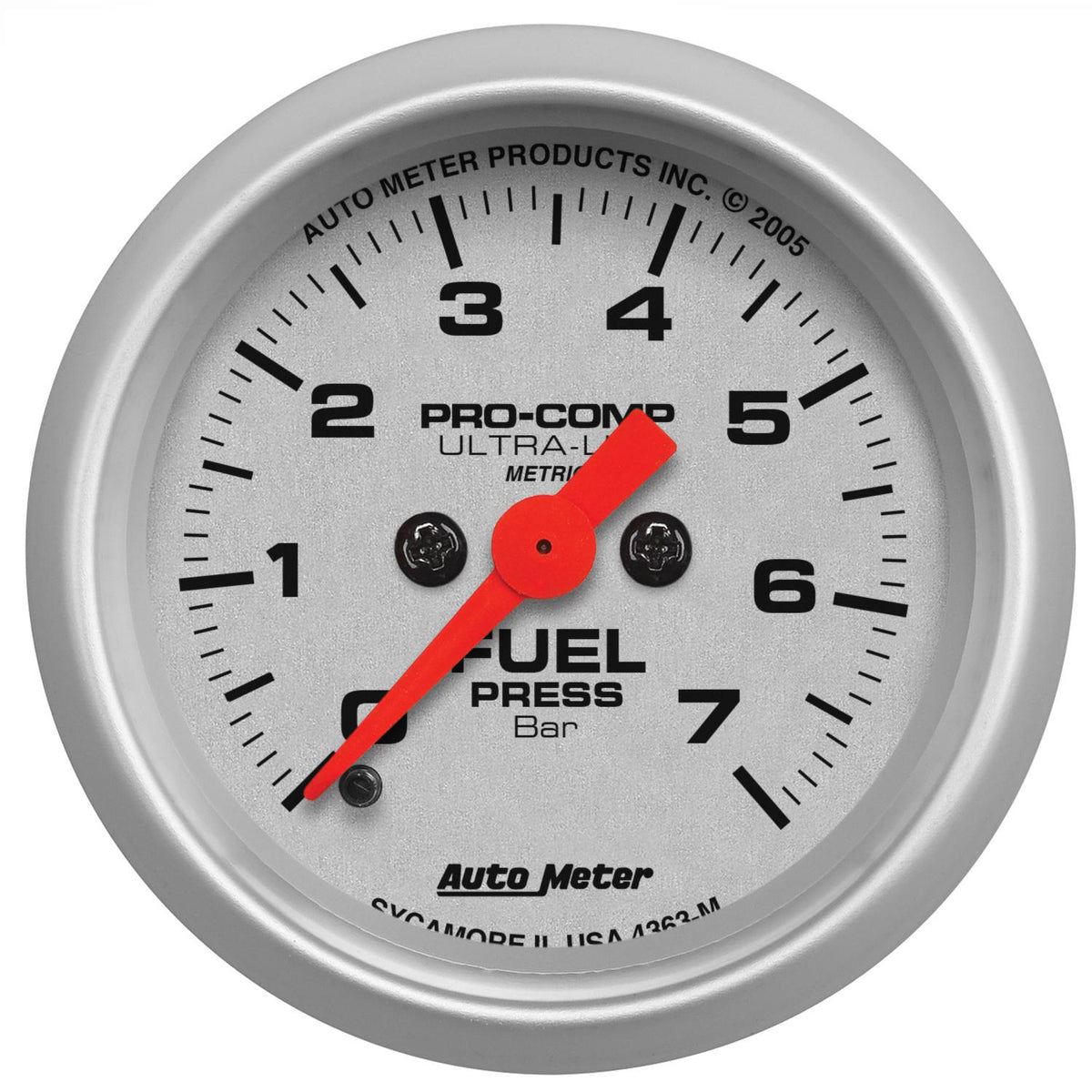 Auto Meter 2-1/16" FUEL PRESSURE, 0-7 BAR, ULTRA-LITE - 4363-M