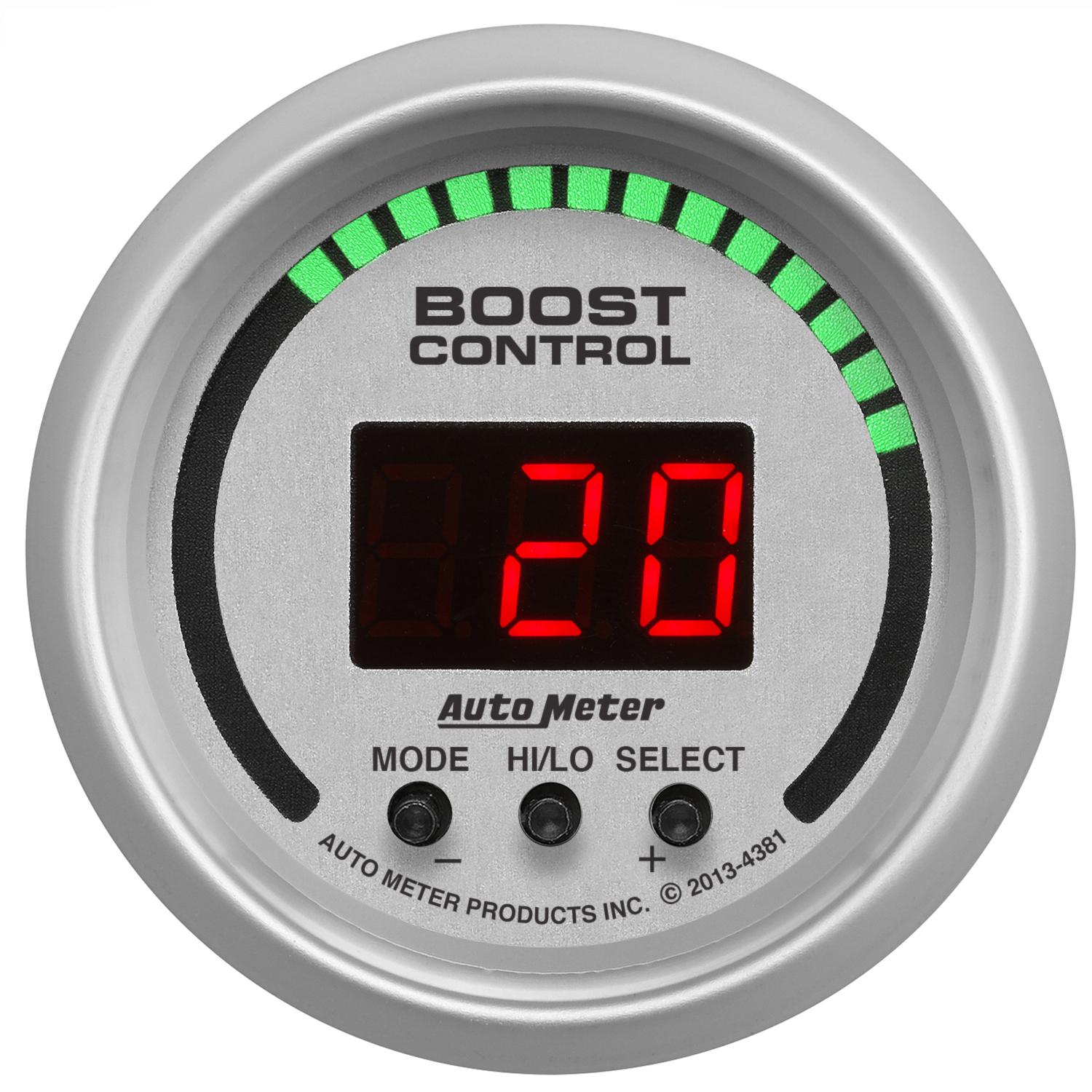 Auto Meter 2-1/16" BOOST CONTROLLER, 30 IN HG/30 PSI, ULTRA-LITE - 4381