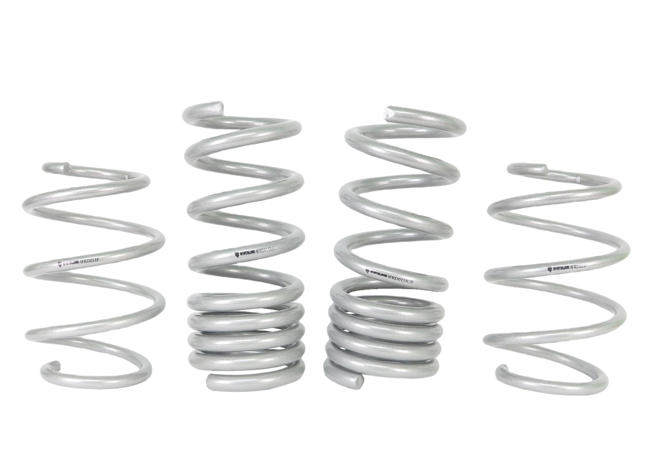 Whiteline Performance Coil Spring Set Suits 5.0L Models 2018 On With Magneride Excl Gt350 Front And Rear Performance Coil Spring Kit Lowers Vehicle 25MM Front And Rear Whiteline - WSK-FRD011