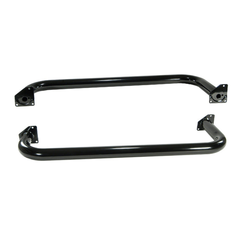 Rugged Ridge Tube Side Step Kit Round 3 Inch Black; 97-06 Jeep Wrangler Tj - 11590.04
