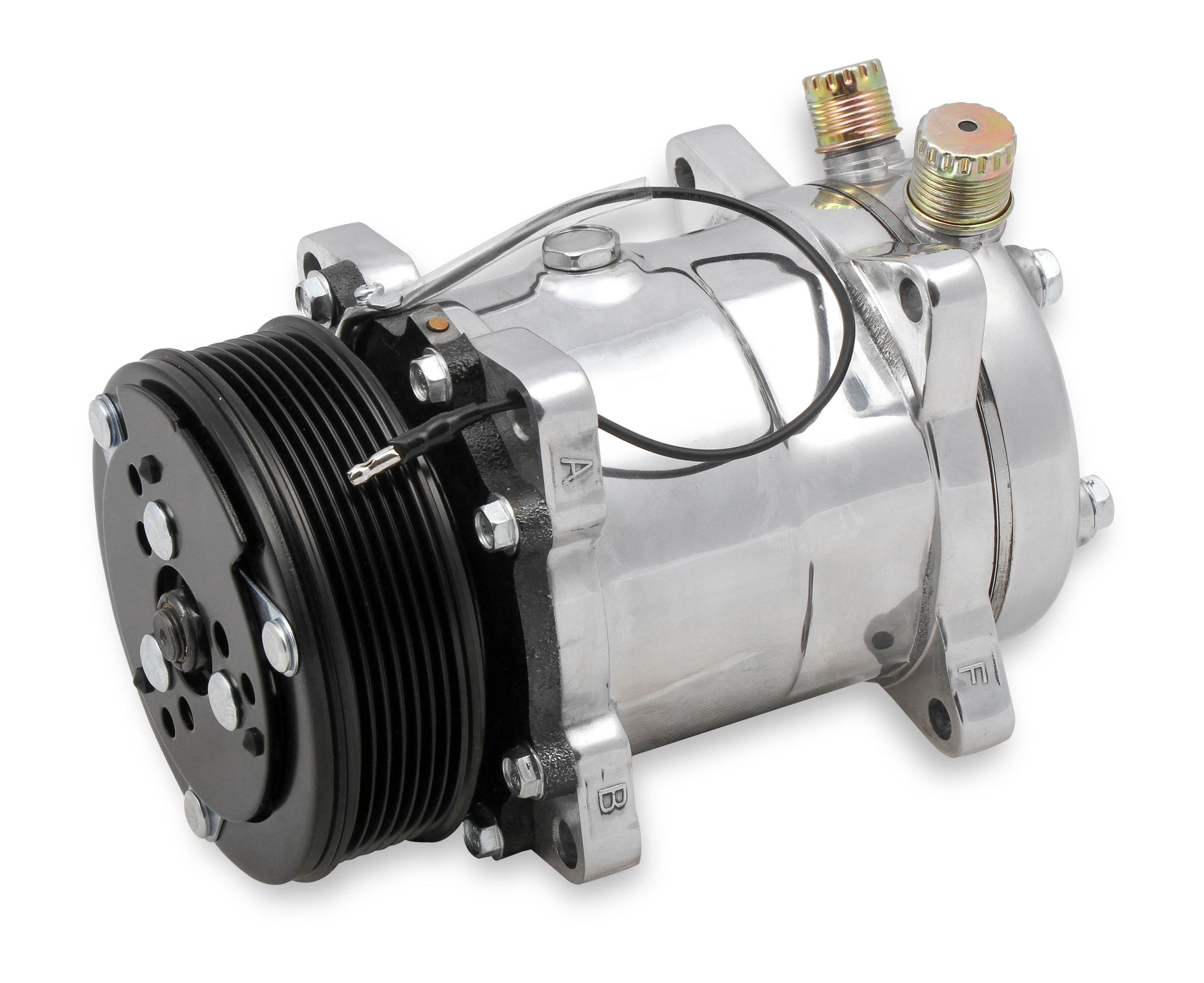Holley SD508 A/C Compressor.  - 199-105
