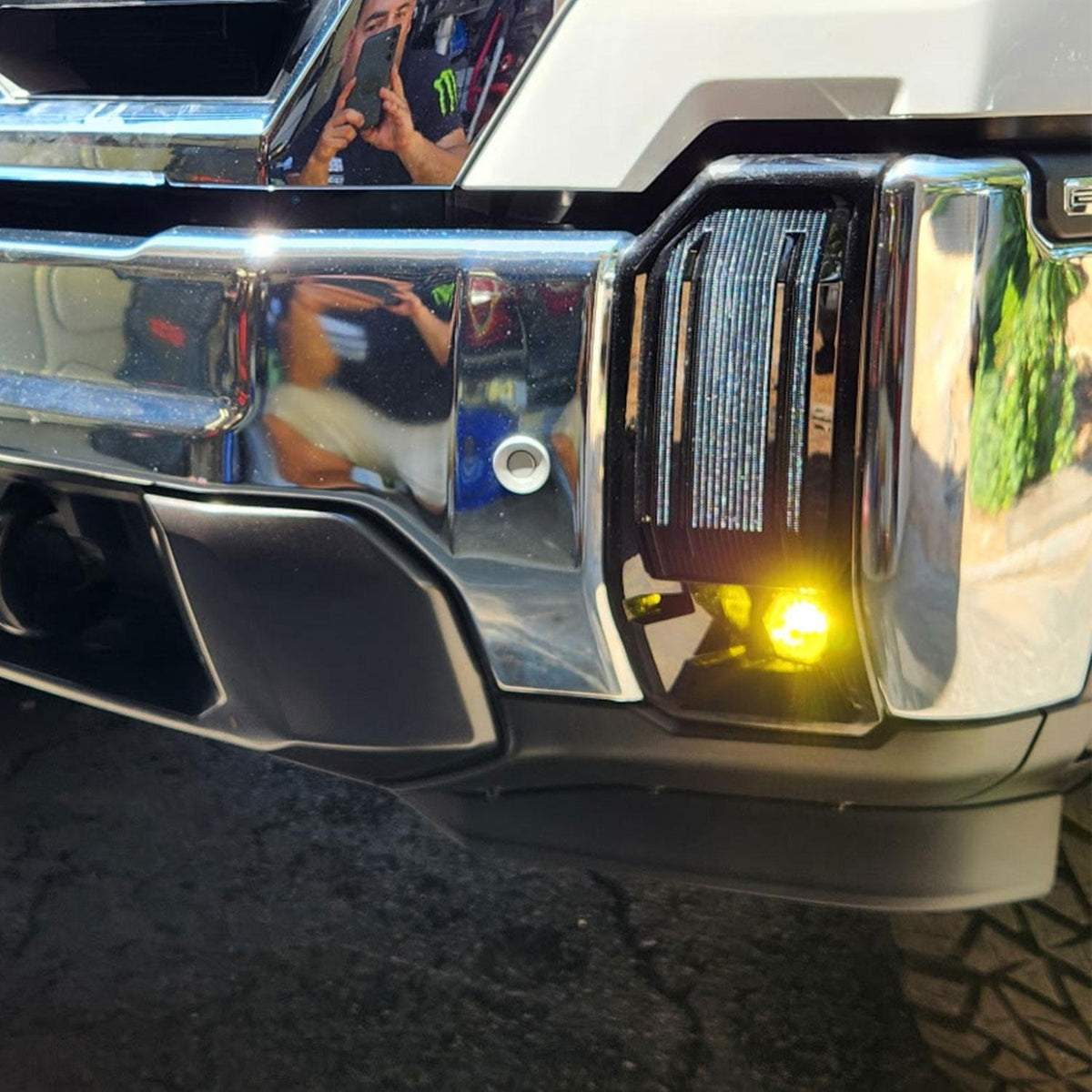 Baja Designs S1 Fog Pocket Light Kit 24-25 Silverado/Sierra 2500/3500 2025 1500 AT4-X Baja Amber - 44-7879