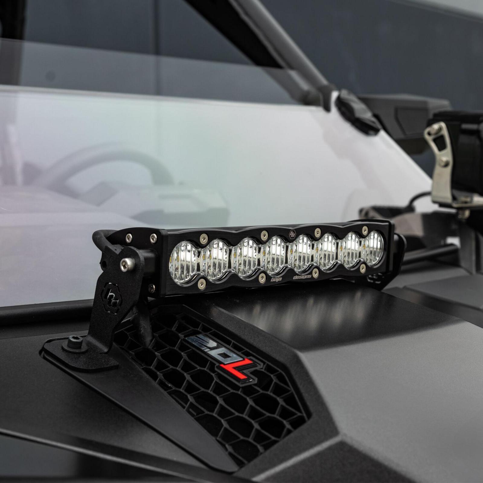 Baja Designs S8 10" Light Bar Hood Mount Kit (2025 Polaris Fitment) - 44-8299
