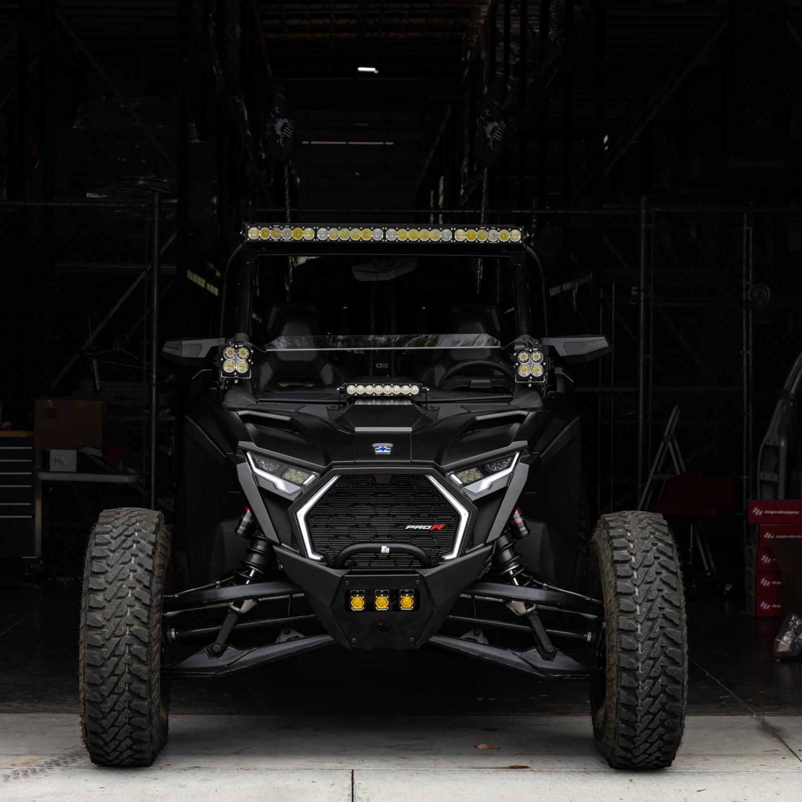 Baja Designs S8 10" Light Bar Hood Mount Kit (2025 Polaris Fitment) - 44-8299