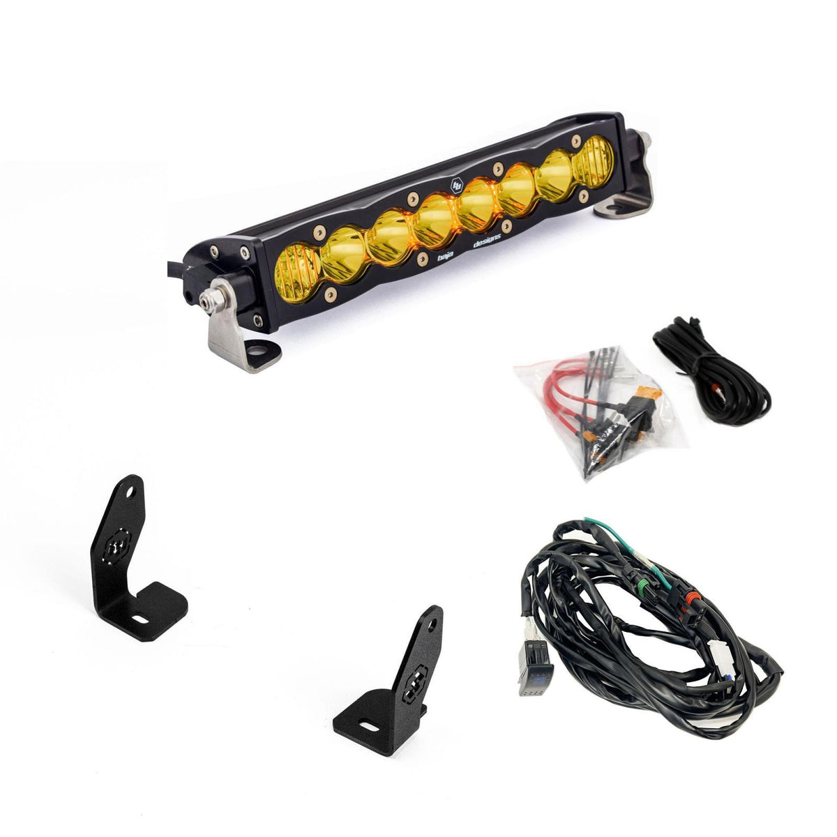 Baja Designs S8 10" Light Bar Hood Mount Kit (2025 Polaris Fitment) - 44-8300