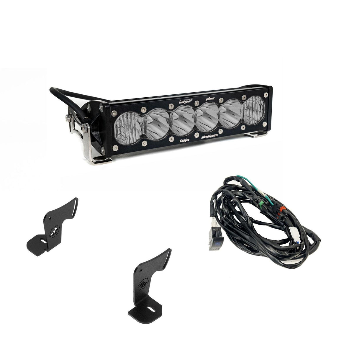 Baja Designs Onx6+ 10" Light Bar Hood Mount Kit (2025 Polaris Fitment) - 44-8301