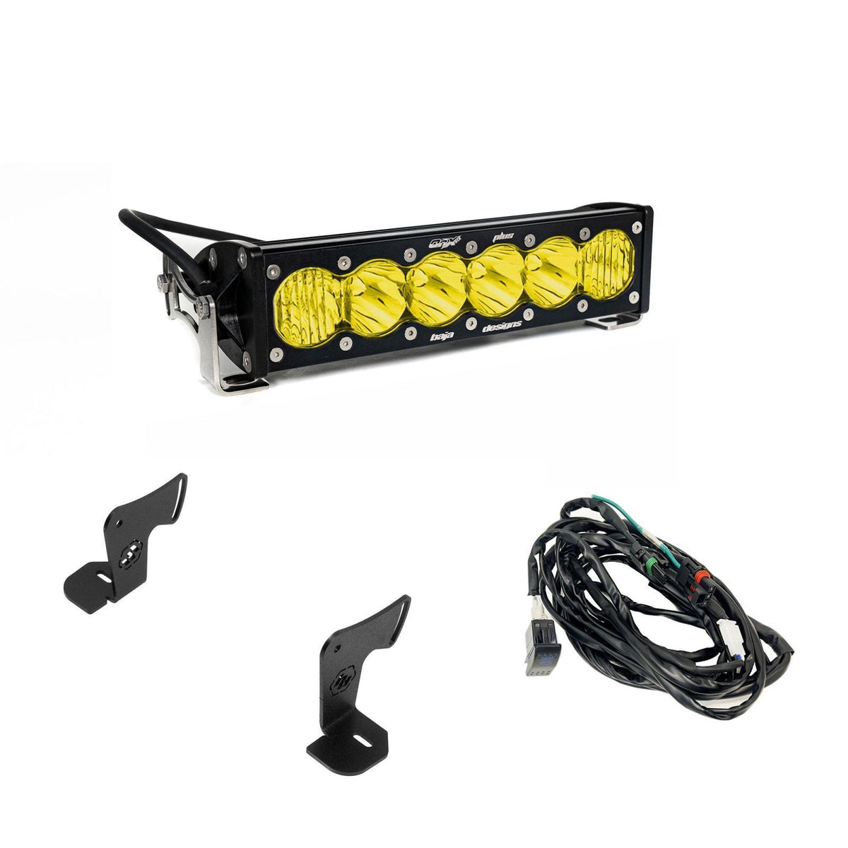 Baja Designs Onx6+ 10" Light Bar Hood Mount Kit (2025 Polaris Fitment) - 44-8302