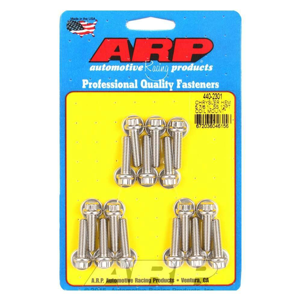 ARP Chrysler hemi 5.7/6.1L SS 12pt coil mount bolt kit - 440-2301