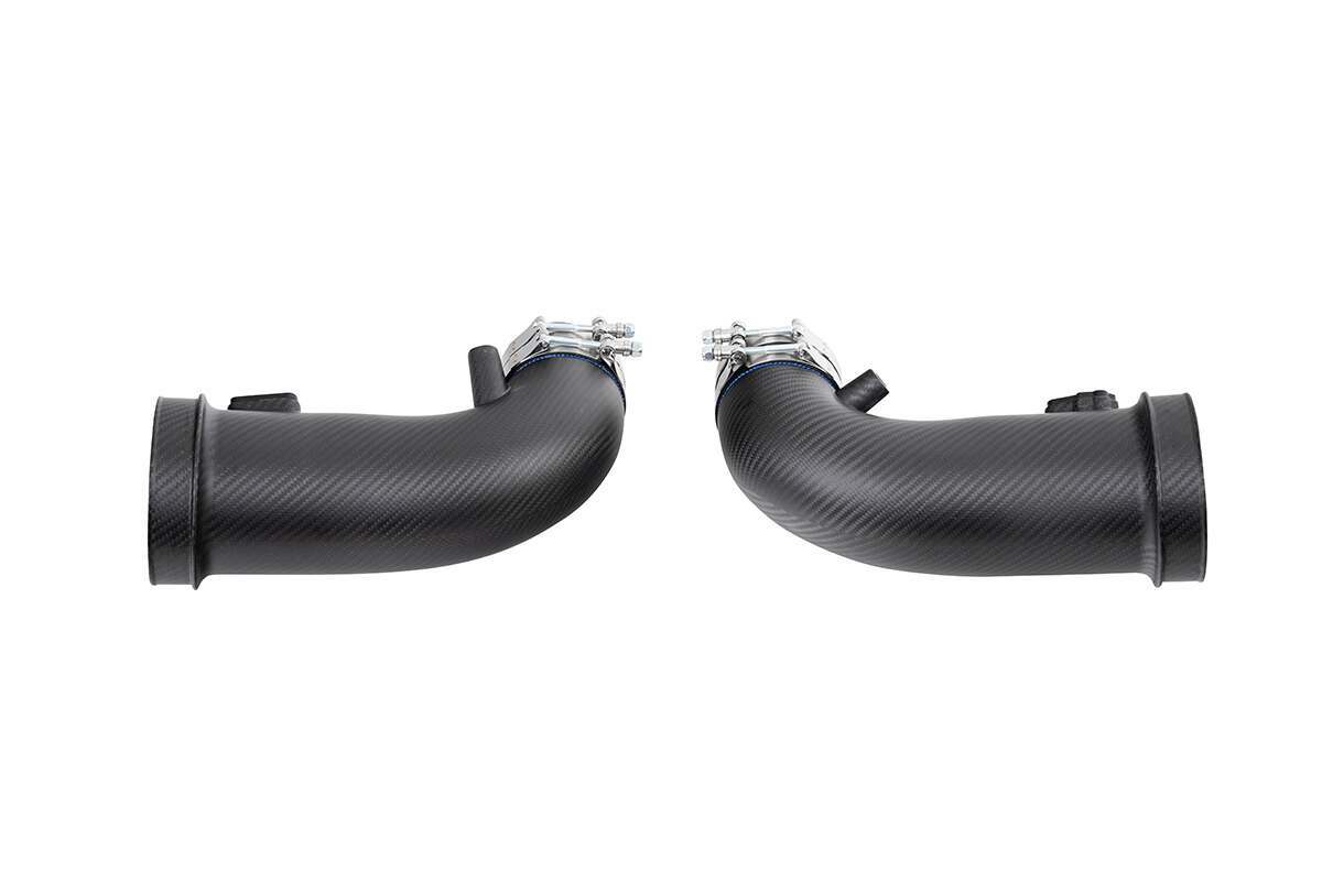 Corsa Performance Carbon Fiber Ducts - Matte (2024-2026 Mustang GT / Dark Horse) - 44014MT