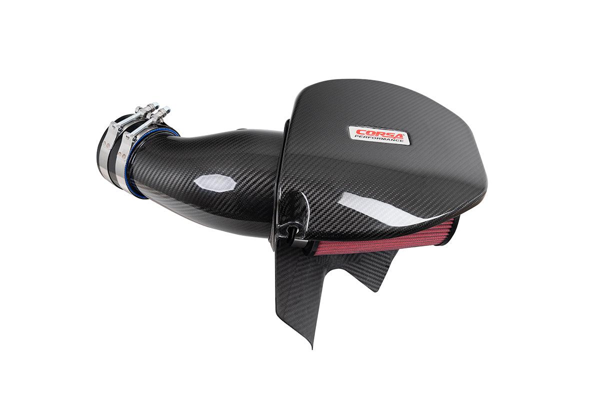 Corsa Performance Carbon Fiber Intake System - DryTech Filter (2011-2023 Dodge Challenger & Charger / Chrysler 300 6.4L) - 44016D