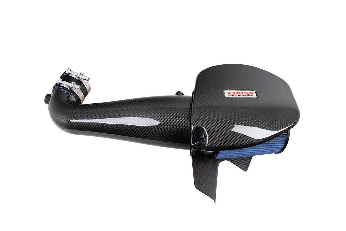Corsa Performance Carbon Fiber Intake - Oiled Filter (2021-2023 Dodge Challenger & Charger / Chrysler 300) - 44017