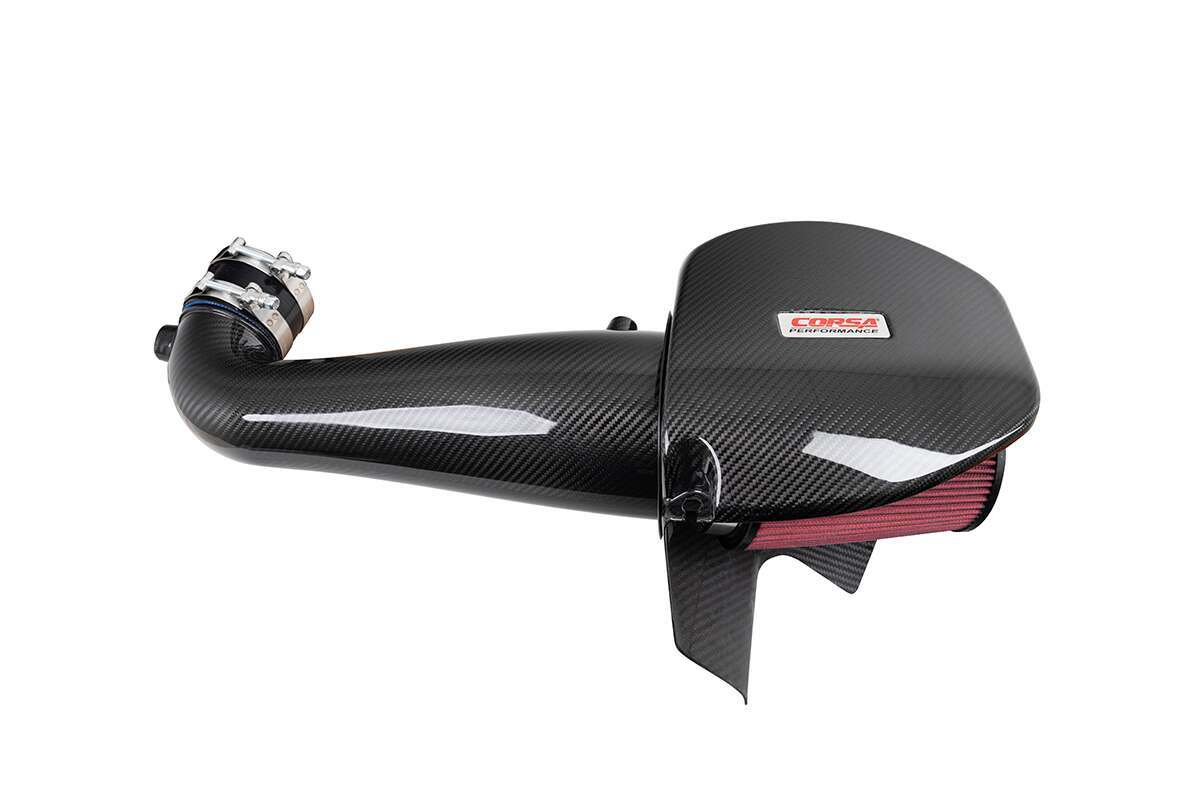 Corsa Performance Carbon Fiber Intake - Dry Filter (2021-2023 Dodge Challenger & Charger / Chrysler 300) - 44017D