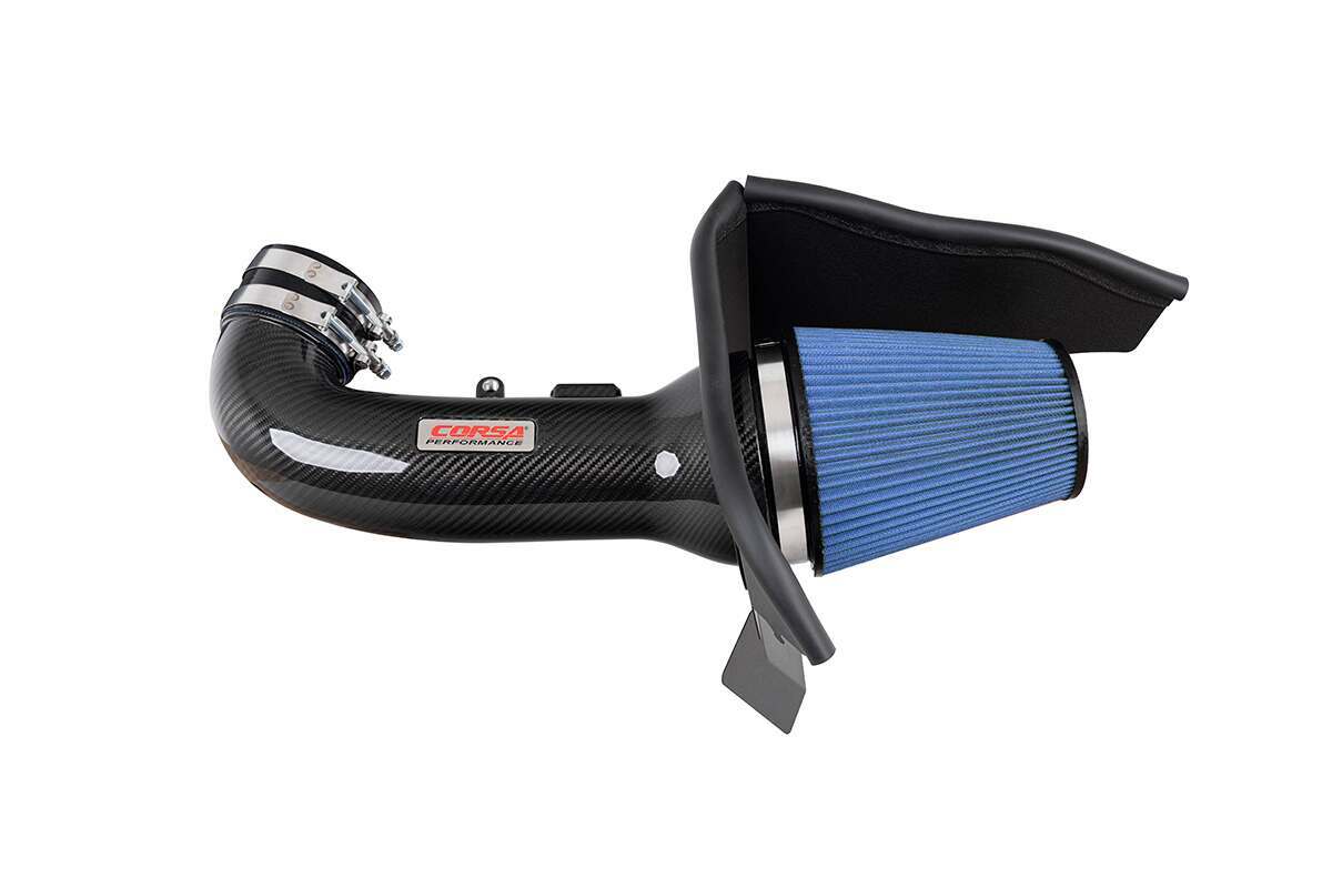 Corsa Performance Carbon Fiber Intake - Oiled Filter (2016-2023 Camaro SS) - 44018