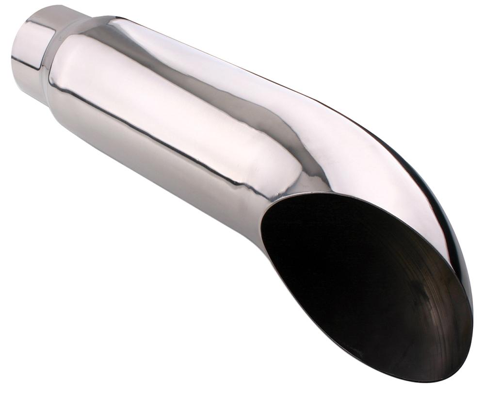 Diamond Eye Performance Exhaust Tail Pipe Tip Vented Rolled Angle 4 inch ID X 5 Inch OD X 16 Inch Long Diamond Eye - 4418TD