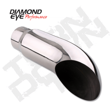 Diamond Eye Performance Exhaust Tail Pipe Tip Vented Rolled Angle 4 inch ID X 5 Inch OD X 16 Inch Long Diamond Eye - 4418TD