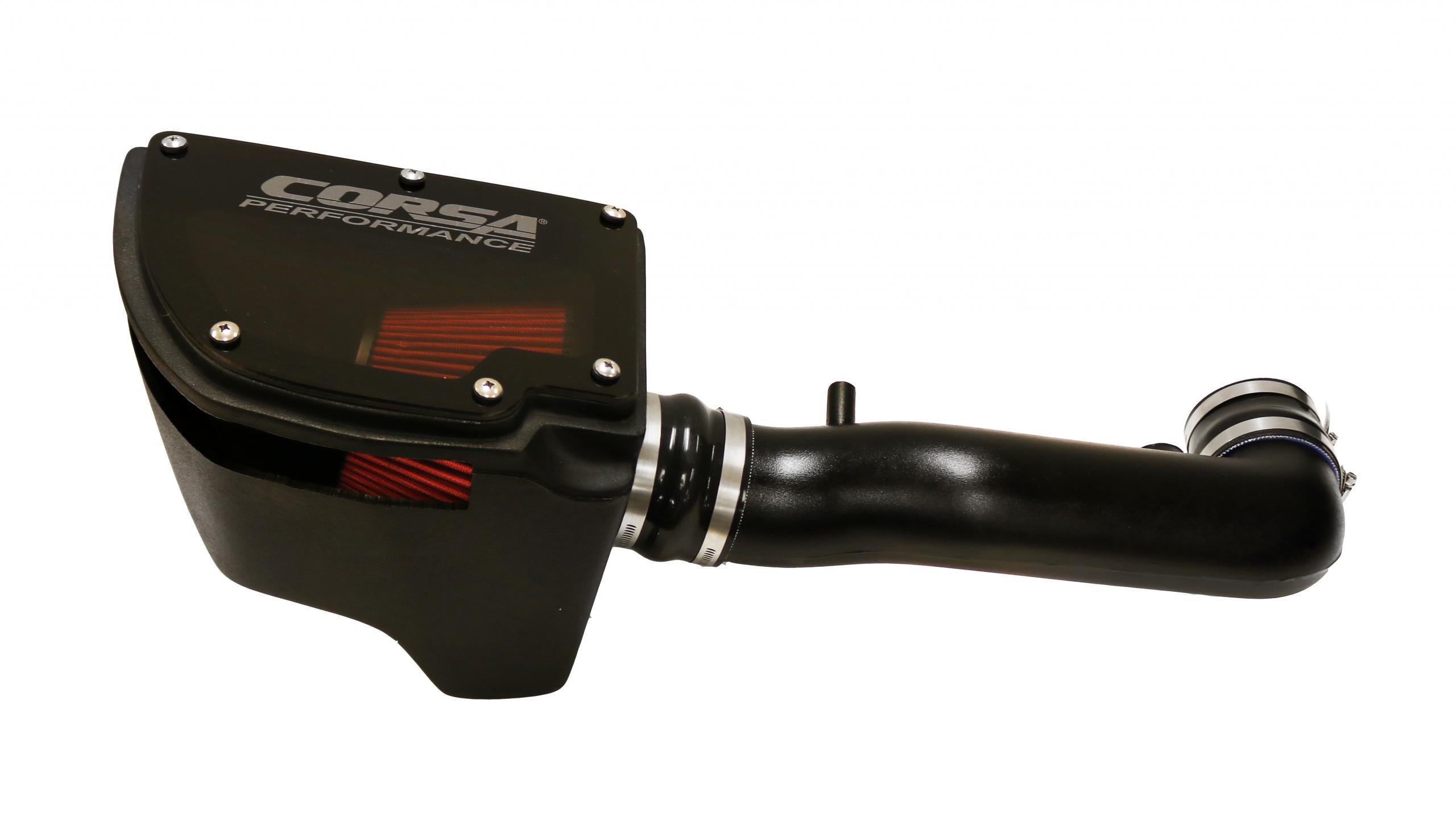 Corsa Jeep JK Closed Box Air Intake With DryTech 3D Dry Filter For 12-18 Wrangler JK - 44412D