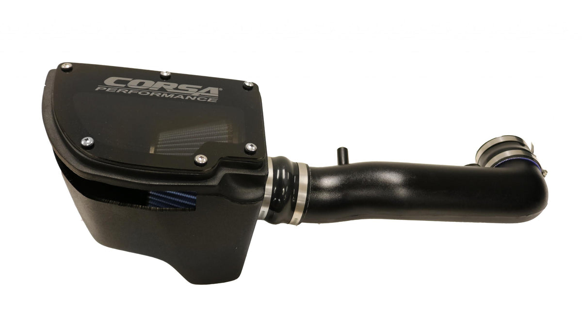 Corsa Jeep JK Closed Box Air Intake With MaxFlow 5 Oiled Filter For 12-18 Wrangler JK - 44412O